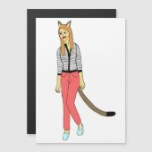 katmeisje (Voorkant / Achterkant)