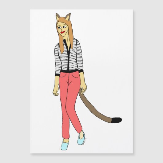 katmeisje (Voorkant)