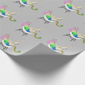 katmeisje cadeaupapier (Hoek)