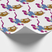 katmeisje cadeaupapier (Hoek)
