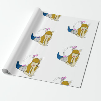 katmeisje cadeaupapier