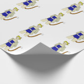 katmeisje cadeaupapier (Hoek)
