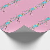 katmeisje cadeaupapier (Hoek)