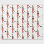 katmeisje cadeaupapier (Vlak)