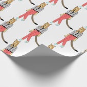 katmeisje cadeaupapier (Hoek)