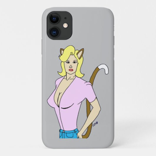 katmeisje Case-Mate iPhone case (Achterkant)