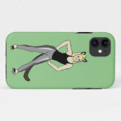 katmeisje Case-Mate iPhone case (Achterkant (horizontaal))