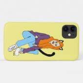 katmeisje Case-Mate iPhone case (Achterkant (horizontaal))