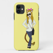 katmeisje Case-Mate iPhone case (Achterkant)