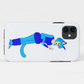 katmeisje Case-Mate iPhone case (Achterkant (horizontaal))