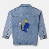 katmeisje denim jacket (Achterkant)