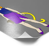 katmeisje foto afdruk (Hoek)