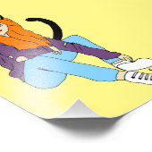 katmeisje foto afdruk (Hoek)