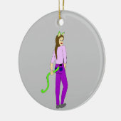 katmeisje keramisch ornament (Links)