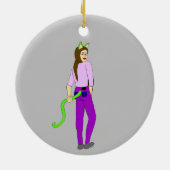 katmeisje keramisch ornament (Achterkant)