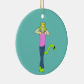 katmeisje keramisch ornament (Rechts)