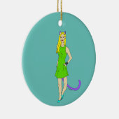 katmeisje keramisch ornament (Rechts)