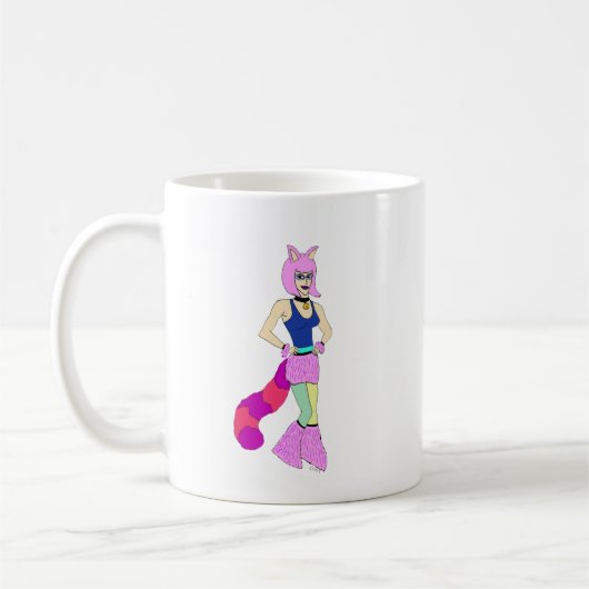katmeisje koffiemok (Links)