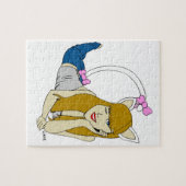 katmeisje legpuzzel (Horizontaal)