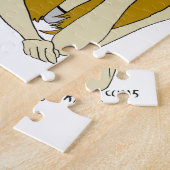 katmeisje legpuzzel (Zijkant)