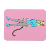 katmeisje magneet (Horizontaal)