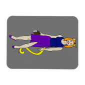 katmeisje magneet (Horizontaal)