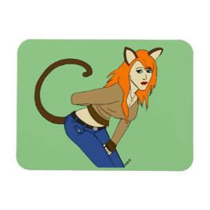 katmeisje magneet