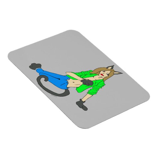 katmeisje magneet (Rechterzijde)