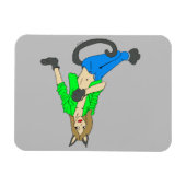 katmeisje magneet (Horizontaal)