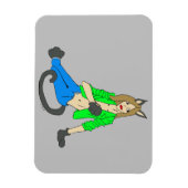 katmeisje magneet (Verticaal)