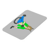 katmeisje magneet (Linkerzijde)