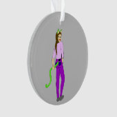 katmeisje ornament (voorkant)
