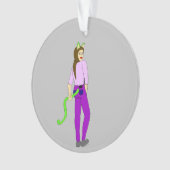 katmeisje ornament (voorkant)