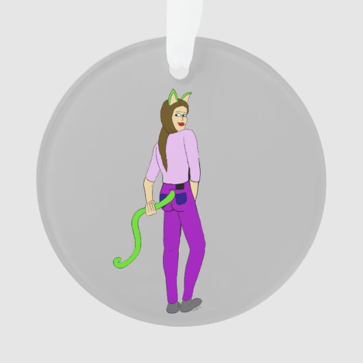 katmeisje ornament (voorkant)