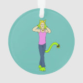 katmeisje ornament (achterkant)