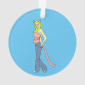 katmeisje ornament (achterkant)
