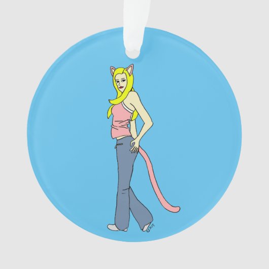katmeisje ornament (voorkant)