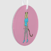 katmeisje ornament (voorkant)