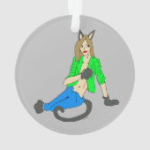 katmeisje ornament (achterkant)
