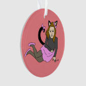 katmeisje ornament (voorkant)