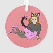 katmeisje ornament (achterkant)