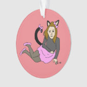 katmeisje ornament (voorkant)
