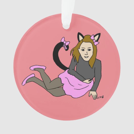 katmeisje ornament (voorkant)