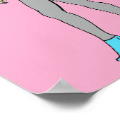 katmeisje poster (Hoek)