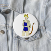 katmeisje ronde button 4,0 cm (In situ)