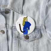 katmeisje ronde button 7,6 cm (In situ)