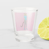 katmeisje shot glas (Achterkant)