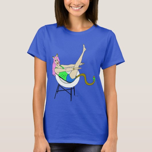 katmeisje t-shirt (Voorkant)