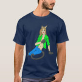katmeisje t-shirt (Voorkant)