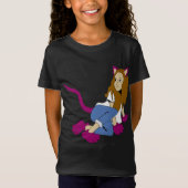 katmeisje t-shirt (Voorkant)
